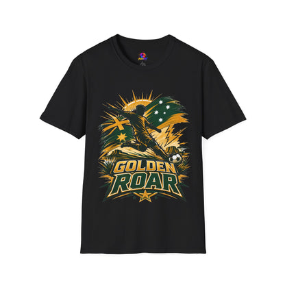 Australia Golden Roar Soccer T-Shirt — Australian Football Fan Tee