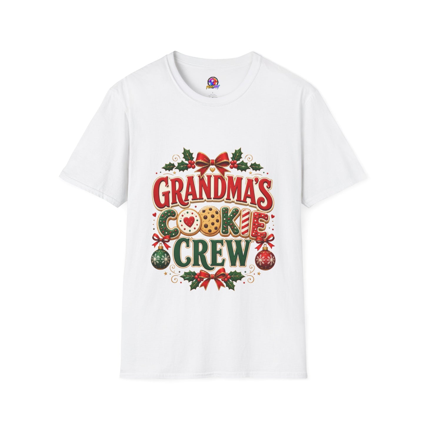 Grandma's Cookie Crew T-Shirt — Festive Christmas Baking Tee