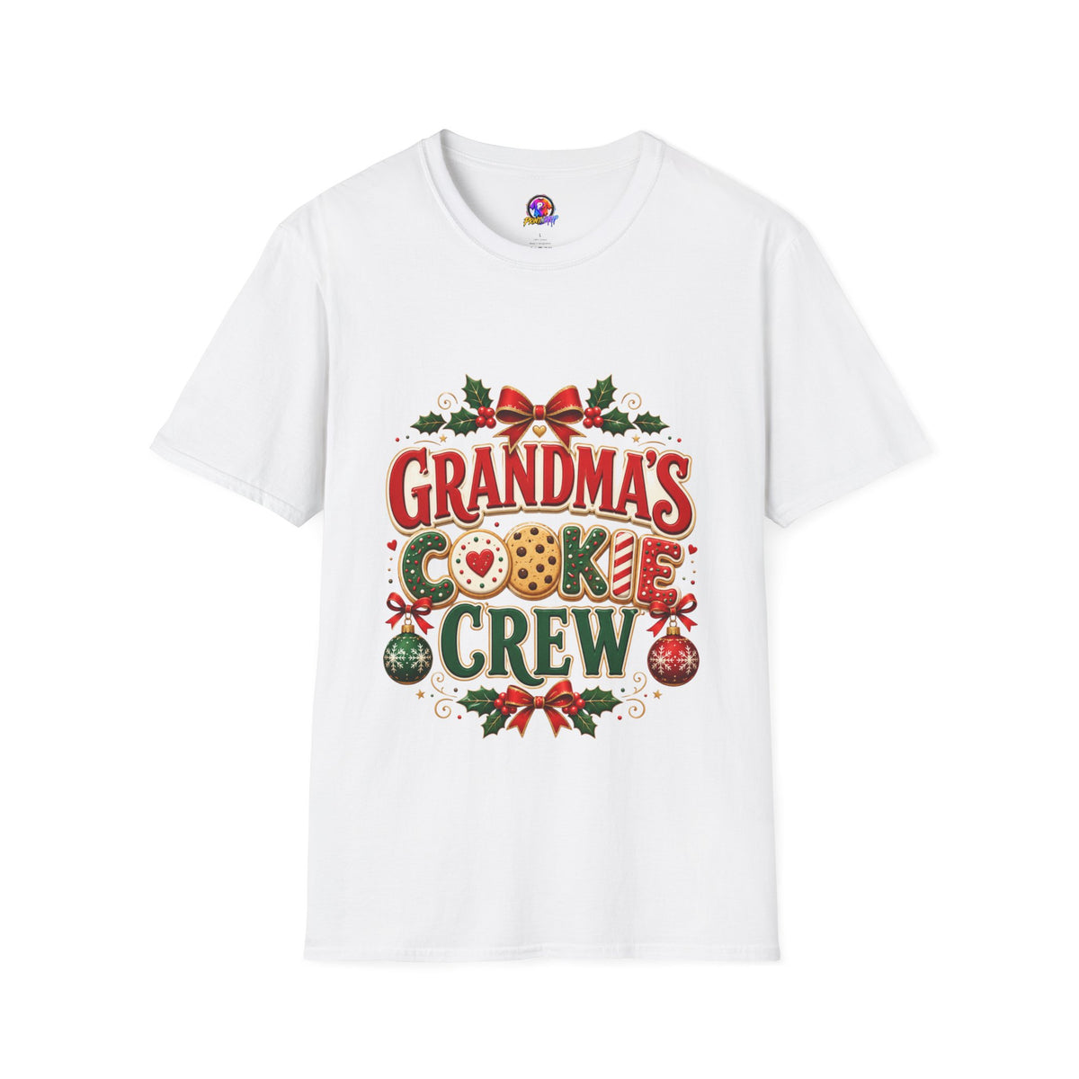 Grandma's Cookie Crew T-Shirt — Festive Christmas Baking Tee