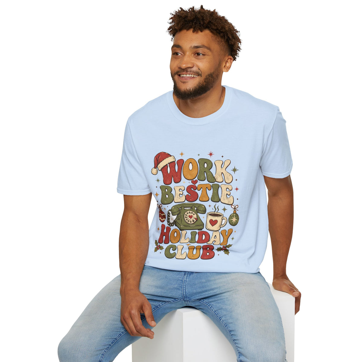 Work Bestie Holiday Club T-Shirt