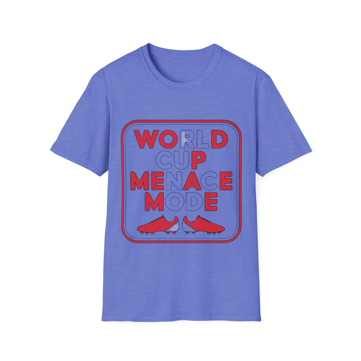 T-Shirt — "World Cup Menace" Retro Soccer Graphic Tee - Trending Now - August 2026