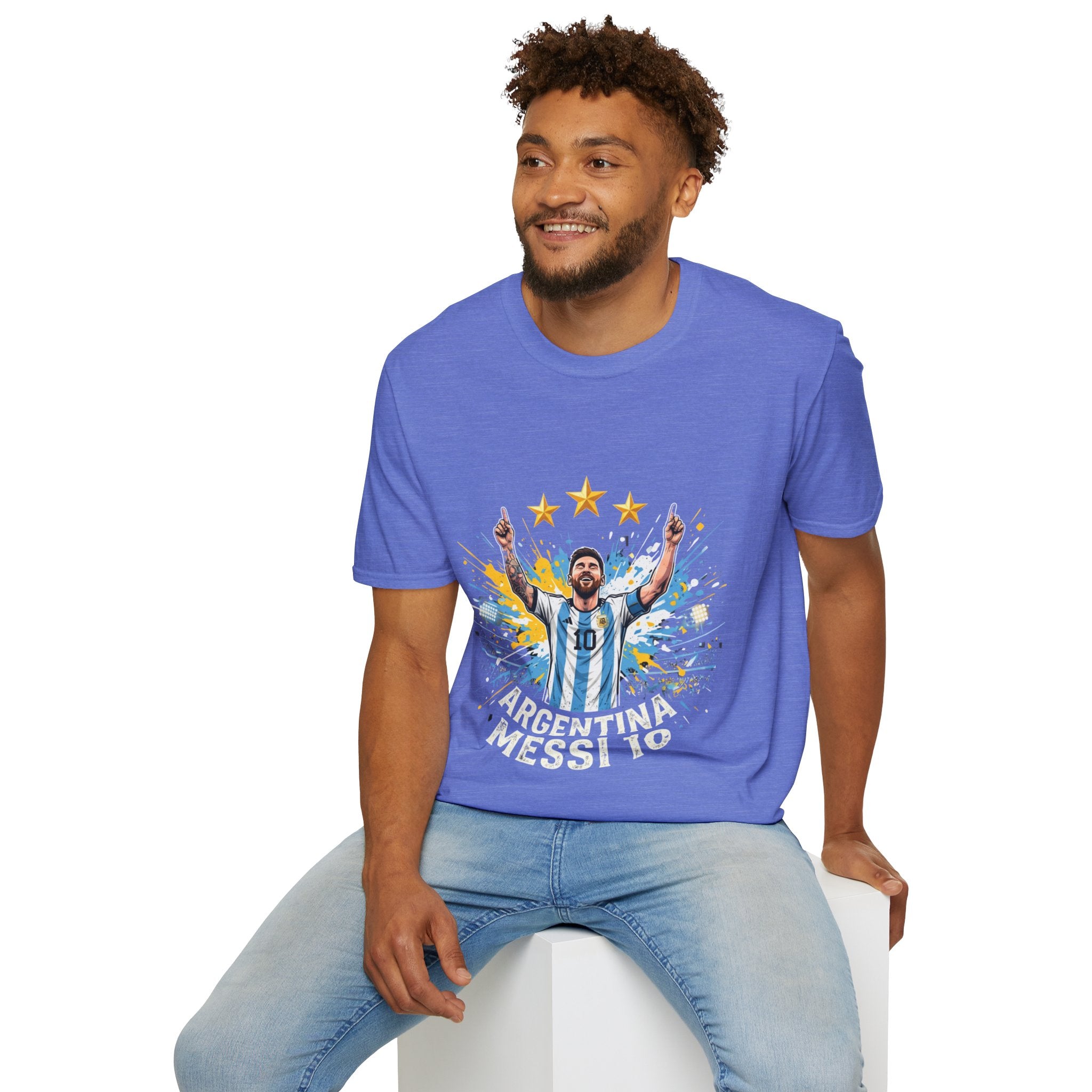 Argentina Messi  Soccer T‑Shirt — Argentina Messi 10 Fan Tee