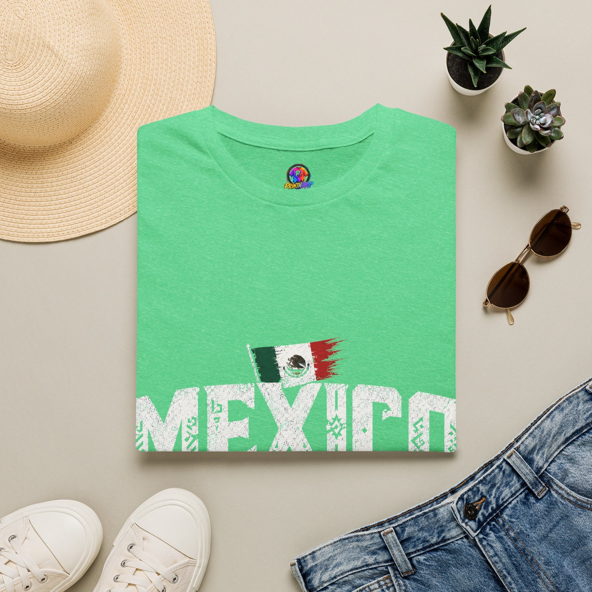 Mexico Vintage Flag T-Shirt