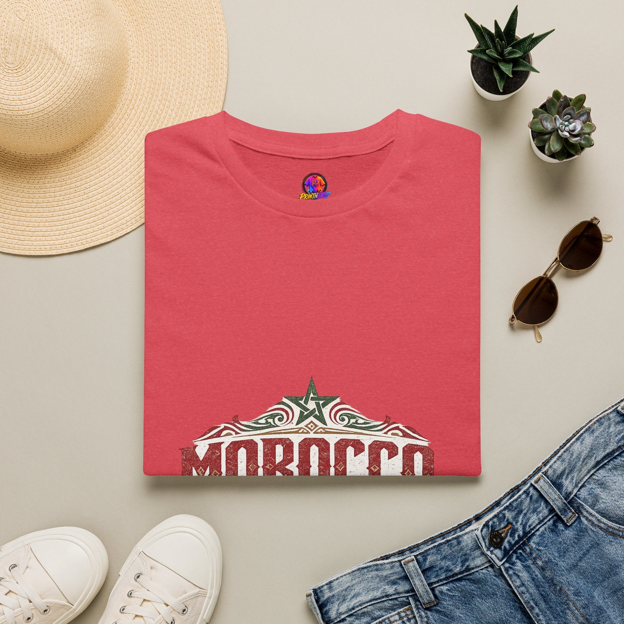 Morocco Vintage Graphic T-Shirt — Retro Travel Tee
