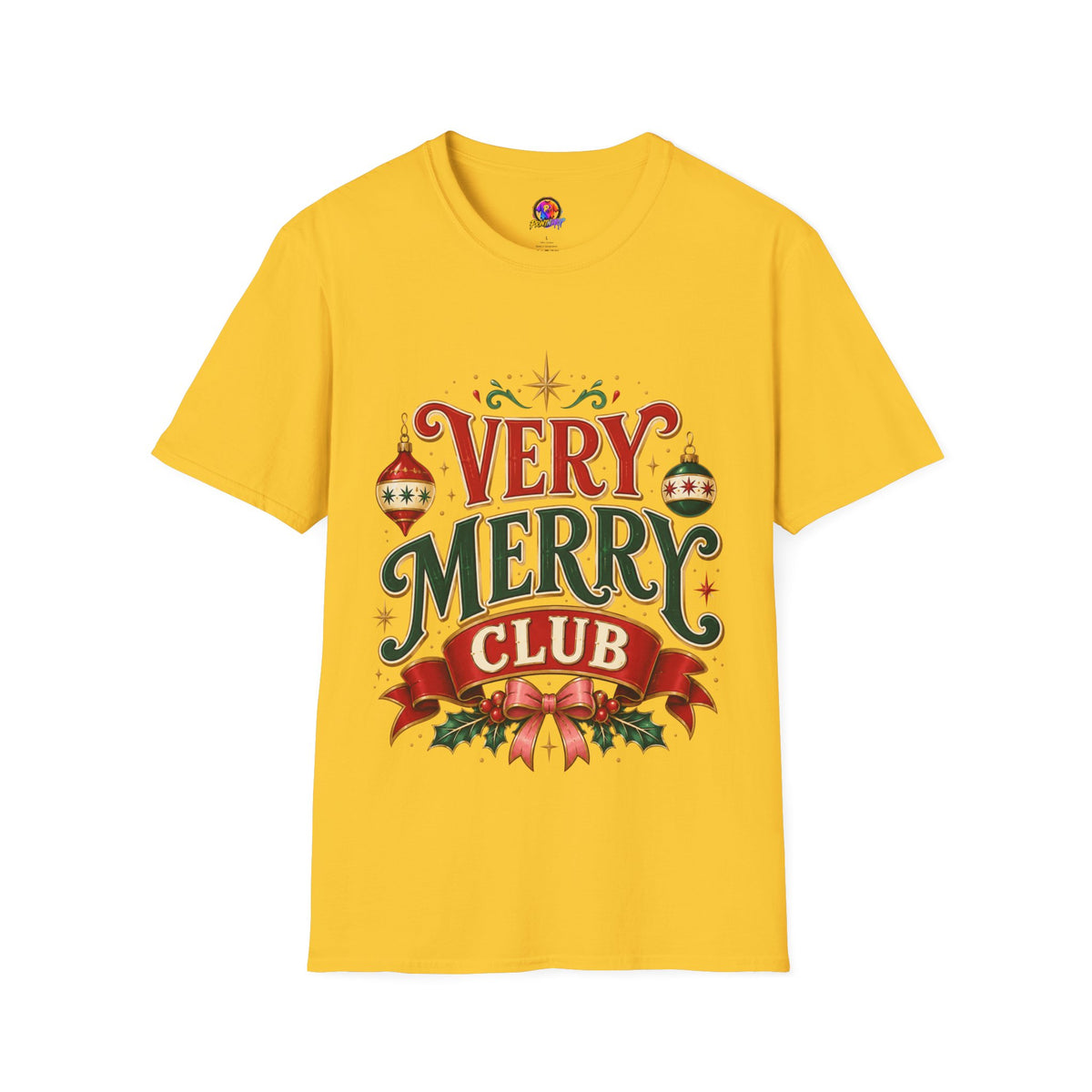 Very Merry Club T-Shirt — Festive Christmas Holiday Tee