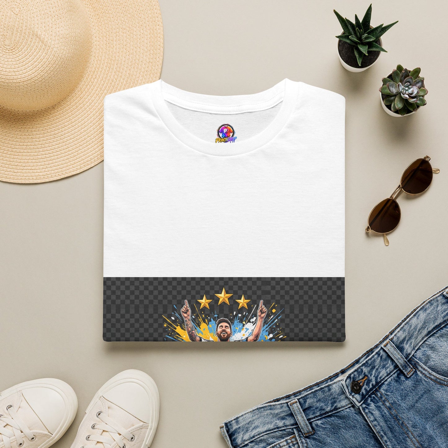Argentina Messi  Soccer T‑Shirt — Argentina Messi 10 Fan Tee