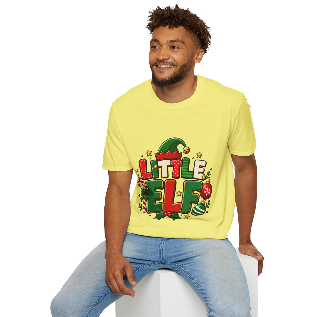 Little Elf Christmas T-Shirt — Cute Holiday Kids/Family Elf Tee