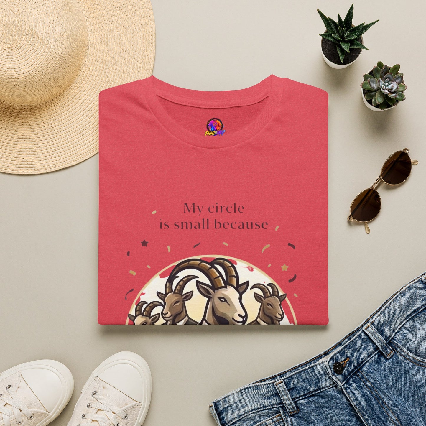Capricorn Zodiac T-Shirt — "My Standards Are High" Astrology Tee