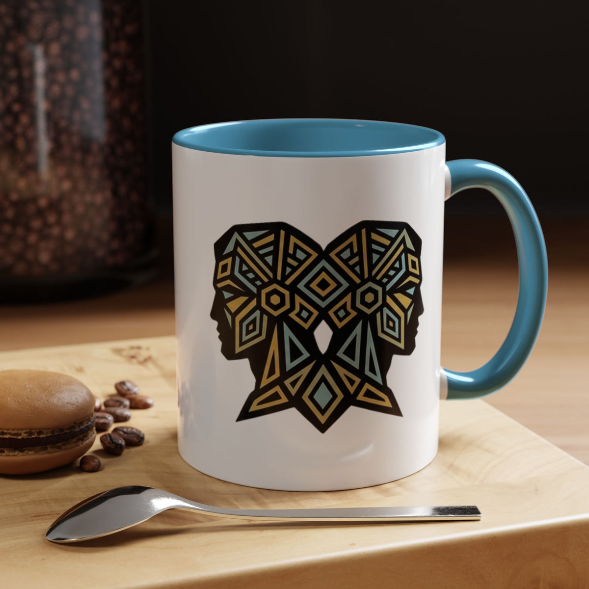 Gemini Zodiac Accent Coffee Mug