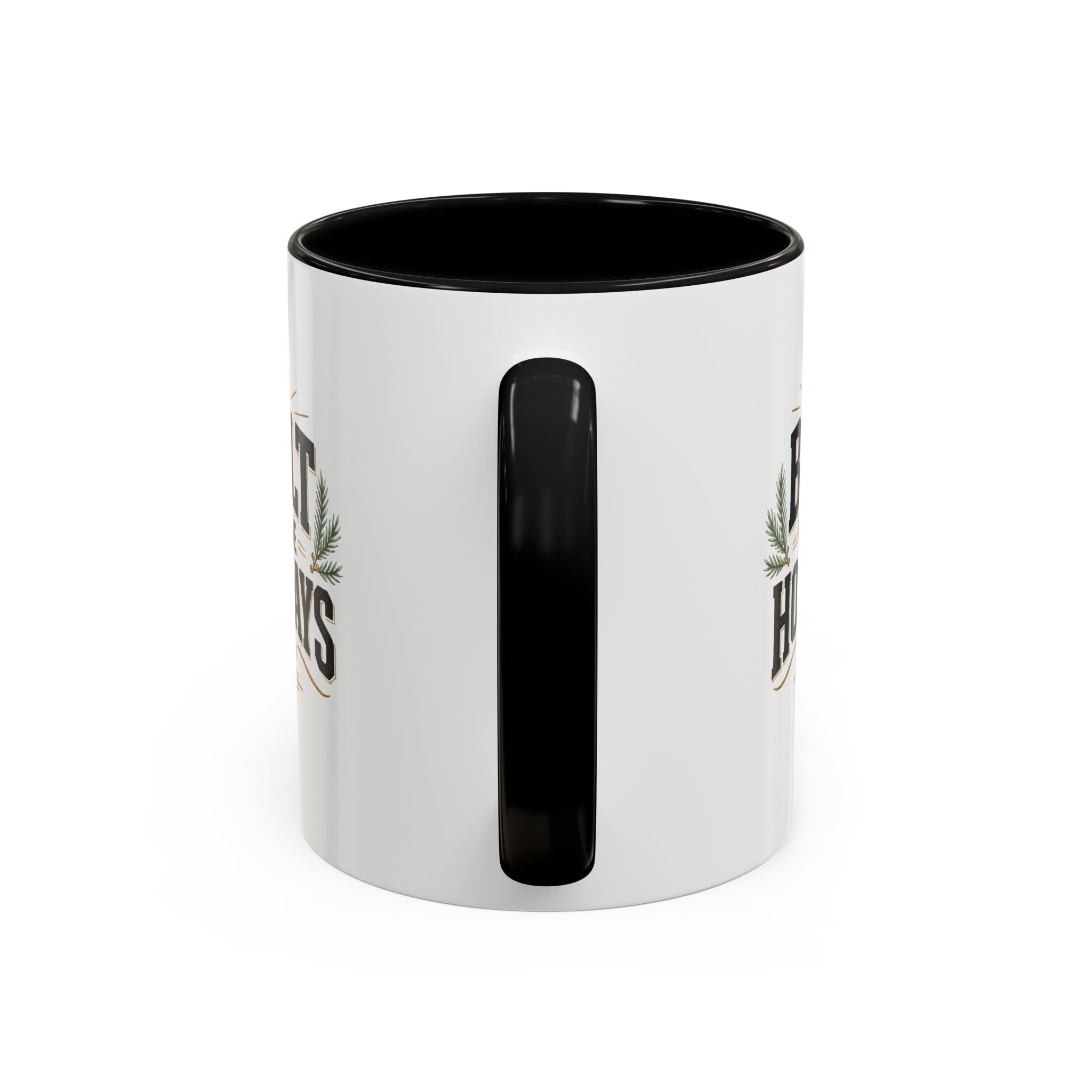 Christmas Built for the Holidays Accent Coffee Mug – Holiday Workshop Coffee Cup