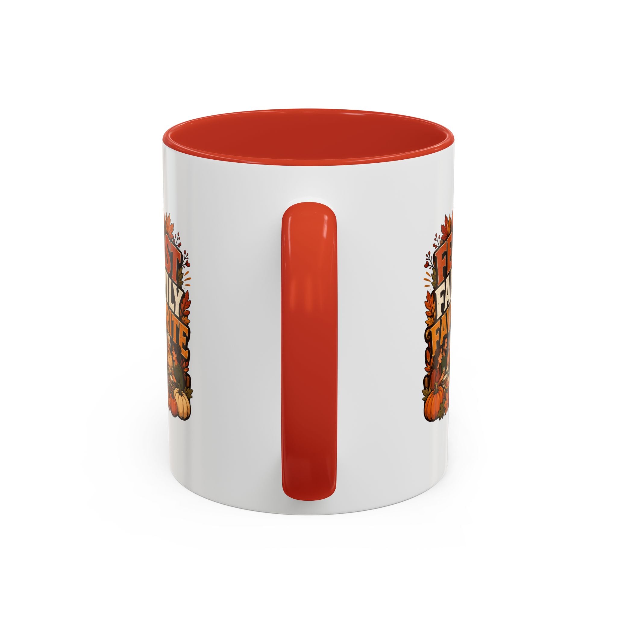 Thanksgiving Mug Feast Family Favorite Coffee Mug — Thanksgiving Pumpkin Autumn Design