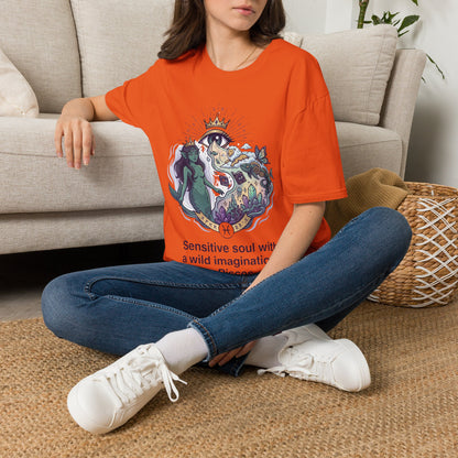 Mystical Mermaid Eye T-Shirt — 'Sensitive soul with a wild imagination' Graphic Tee