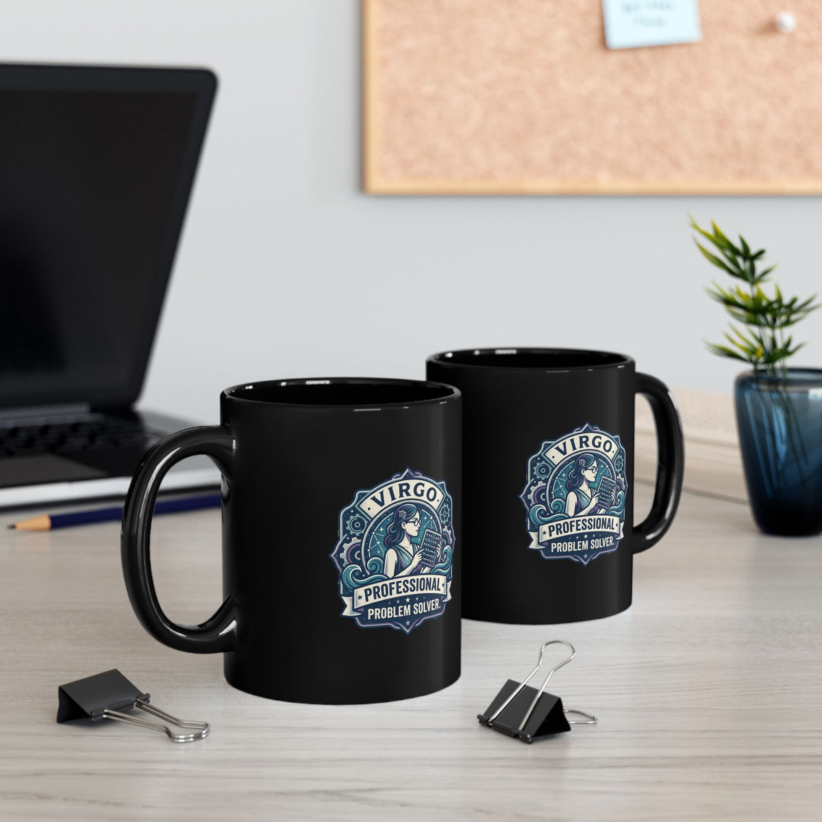 Virgo Zodiac Mug Virgo Mug — 'Professional Problem Solver' Zodiac Coffee Cup