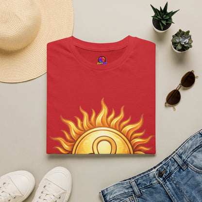 Leo Sun T‑Shirt — Zodiac Sunburst Graphic Tee