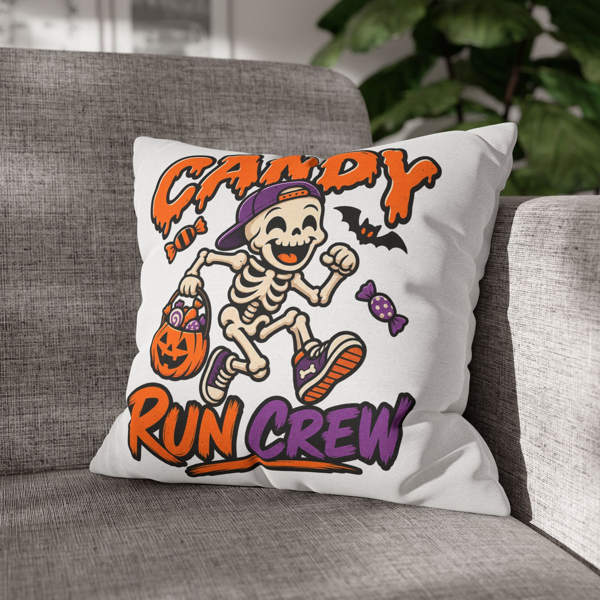 Candy Run Crew Halloween Pillowcase