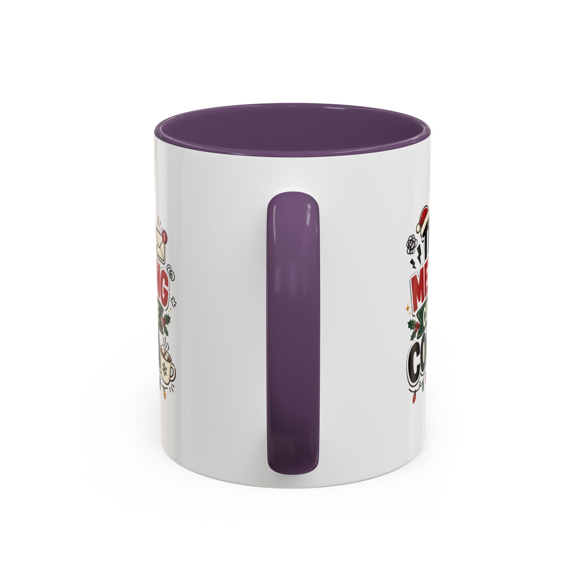 Modern Day Christmas This Meeting Could Be Cocoa Accent Coffee Mug — Holiday Office Christmas Coffee Cup