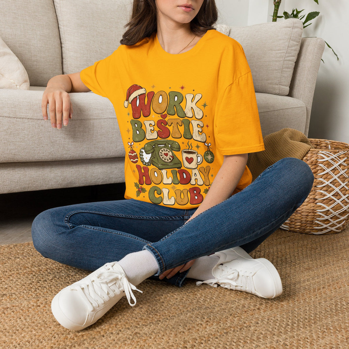 Work Bestie Holiday Club T-Shirt