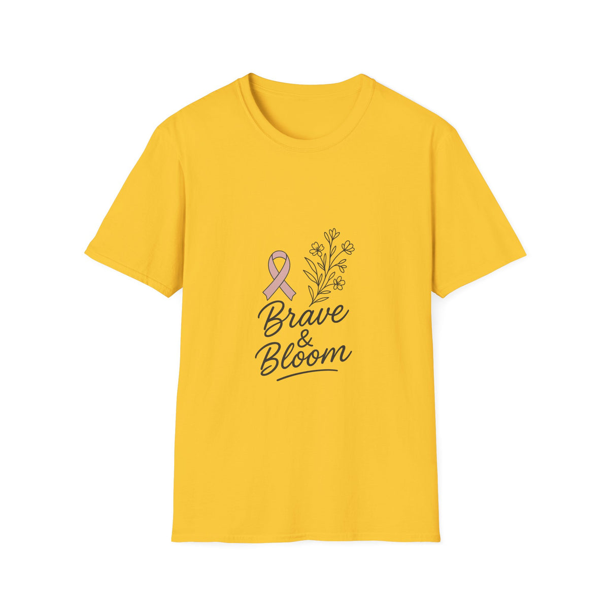 Brave to Bloom Breast Cancer Awareness T-Shirt - Trending Now - October 2026