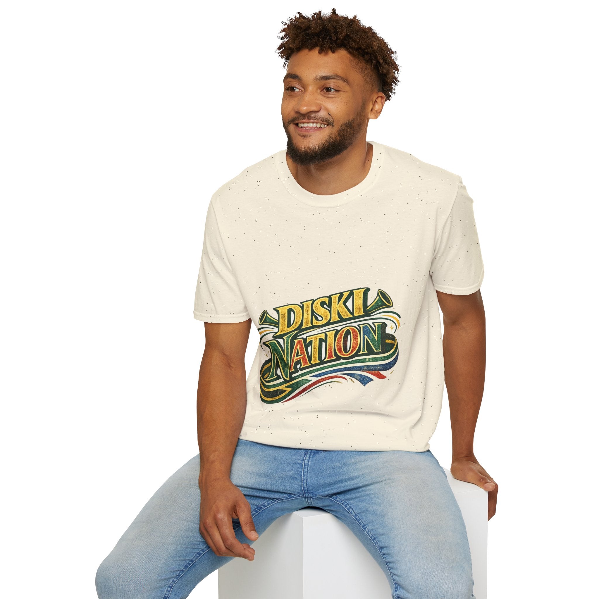 South Africa Diski Nation T-Shirt — Retro Reggae Graphic Tee