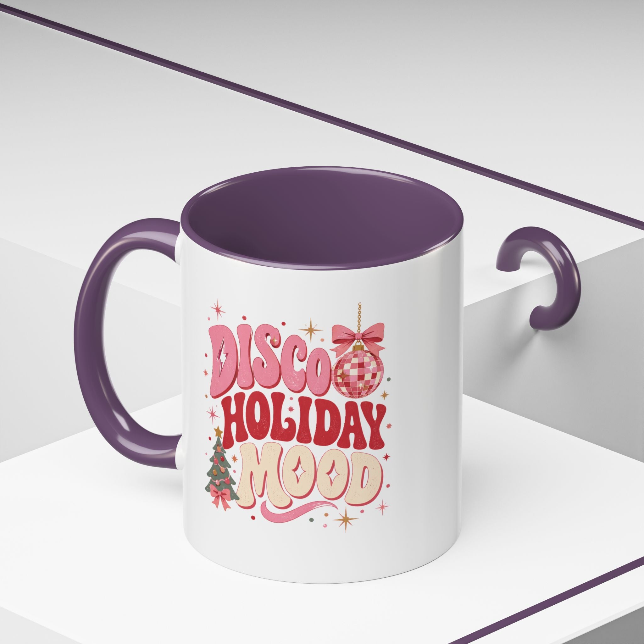 Modern Day Christmas Disco Holiday Mood Coffee Mug