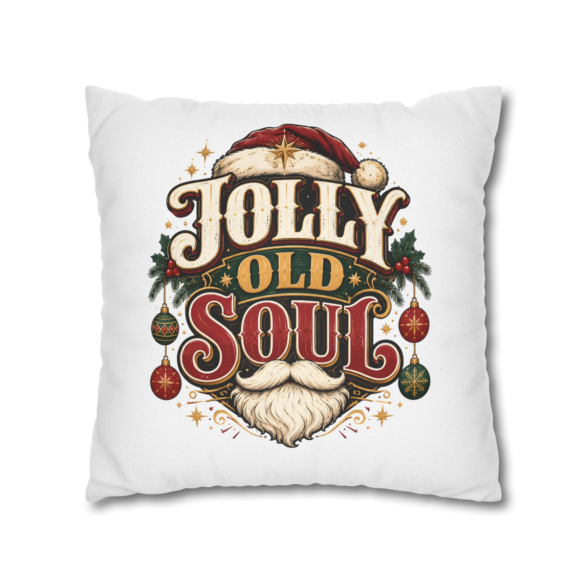 Christmas Jolly Old Soul Christmas Pillowcase