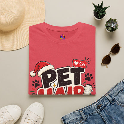 Pet Hair Holiday Tee — Funny Christmas Shirt for Pet Lovers