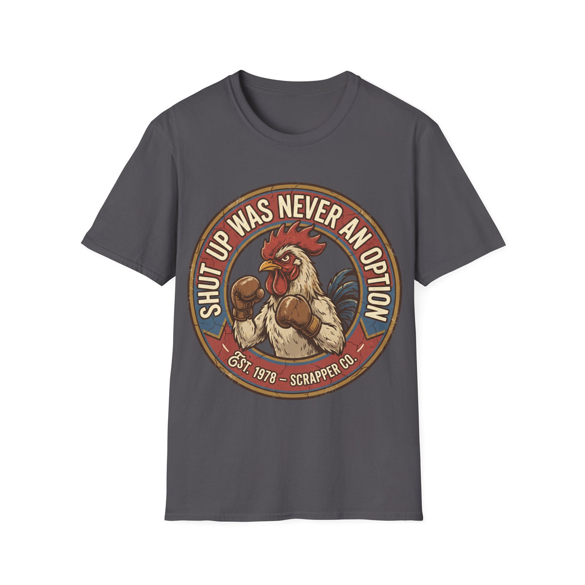 Graphic T-Shirt — “Shut Up Was Never an Option” Funny Retro Cowgirl Tee - Trending Now - September 2026