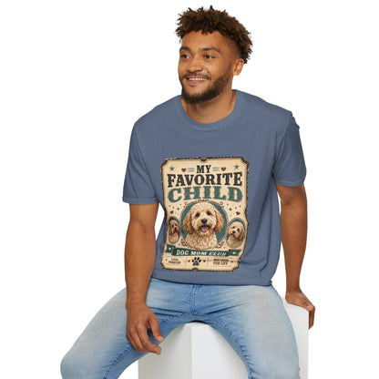 Favorite Child T-Shirt — "My Favorite Child" Dog Mom Club Vintage Tee