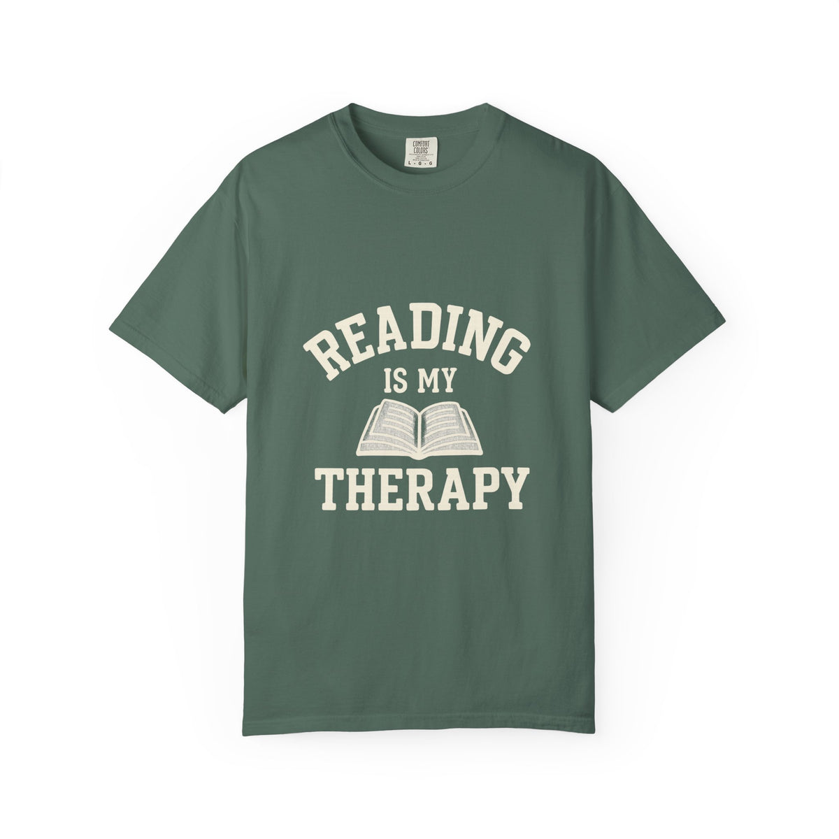 Reading Is My Therapy Book Lover Retro Aesthetic Graphic Tee - Trending Now - October 2026