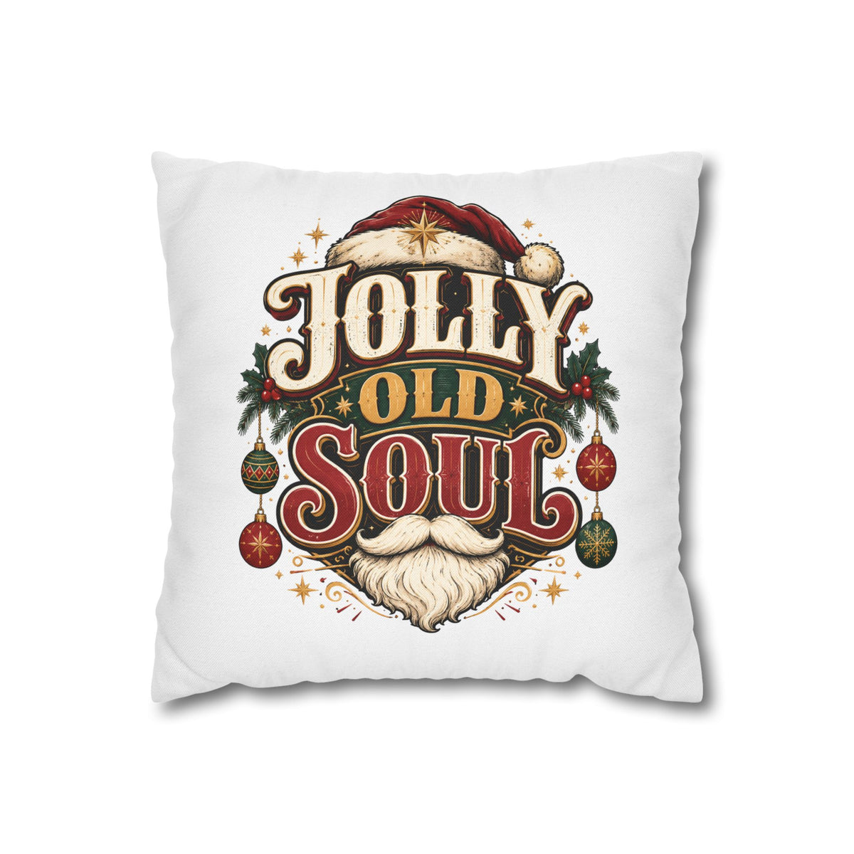 Christmas Jolly Old Soul Christmas Pillowcase