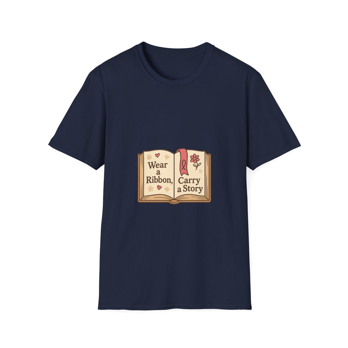 Book Lover T‑Shirt — "Wear a Ribbon, Carry a Story" Vintage Open Book Design - Trending Now - October 2026