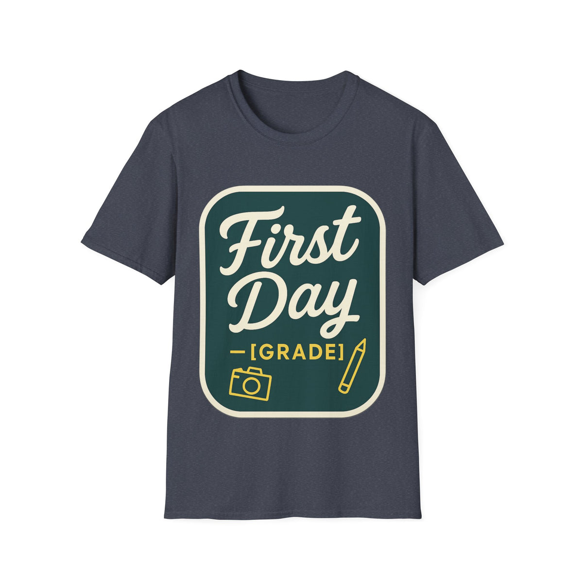 First Day T-Shirt — Retro "First Day (Grade 1)" Back-to-School Tee - Trending Now - August 2026