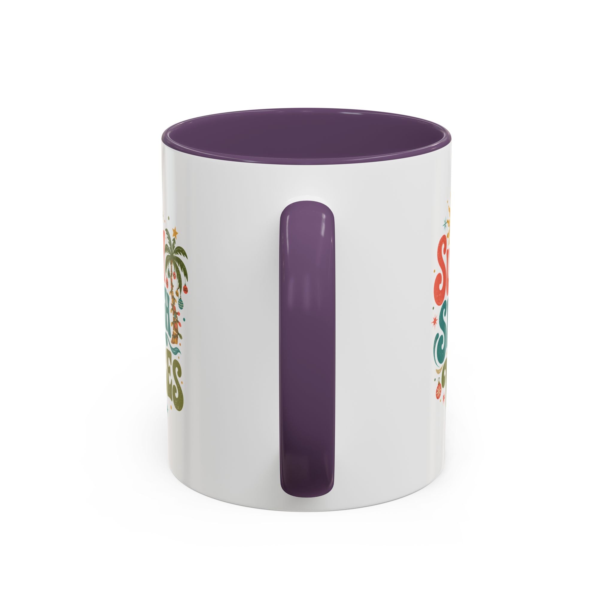Modern Day Christmas Sunny Sleigh Vibes Coffee Mug