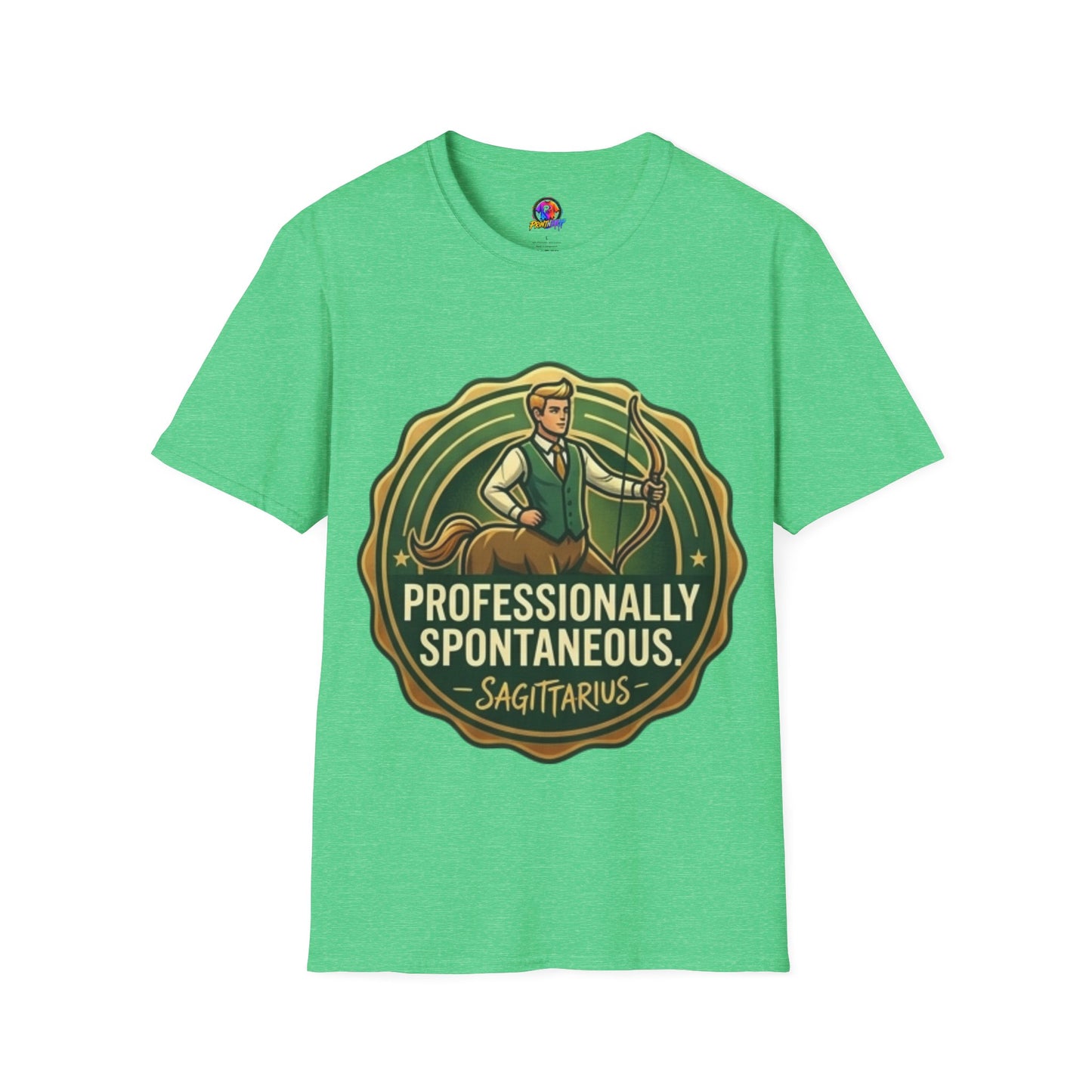Sagittarius Archer T‑Shirt — "Professionally Spontaneous" Zodiac Tee