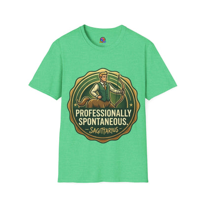 Sagittarius Archer T‑Shirt — "Professionally Spontaneous" Zodiac Tee