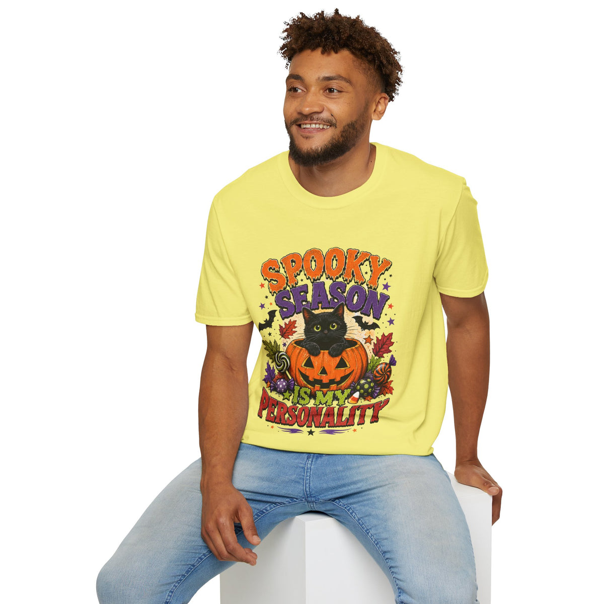 Halloween Spooky Season Unisex Softstyle T-Shirt