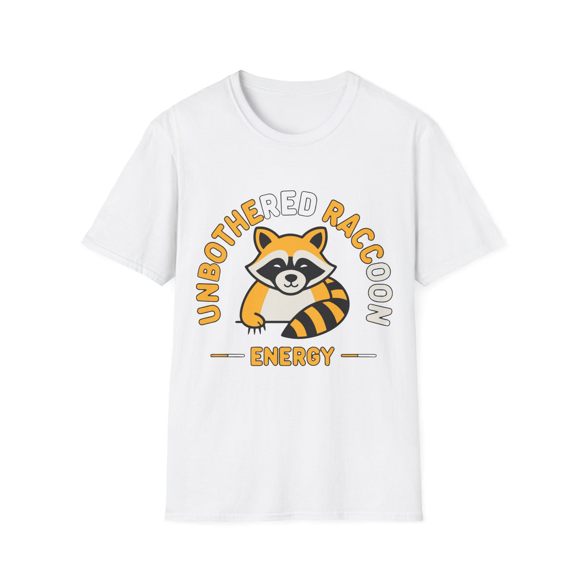 Unbothered Raccoon T-Shirt — Cute Relaxed Graphic Tee ("Unbothered Raccoon Energy") - Trending Now - August 2026