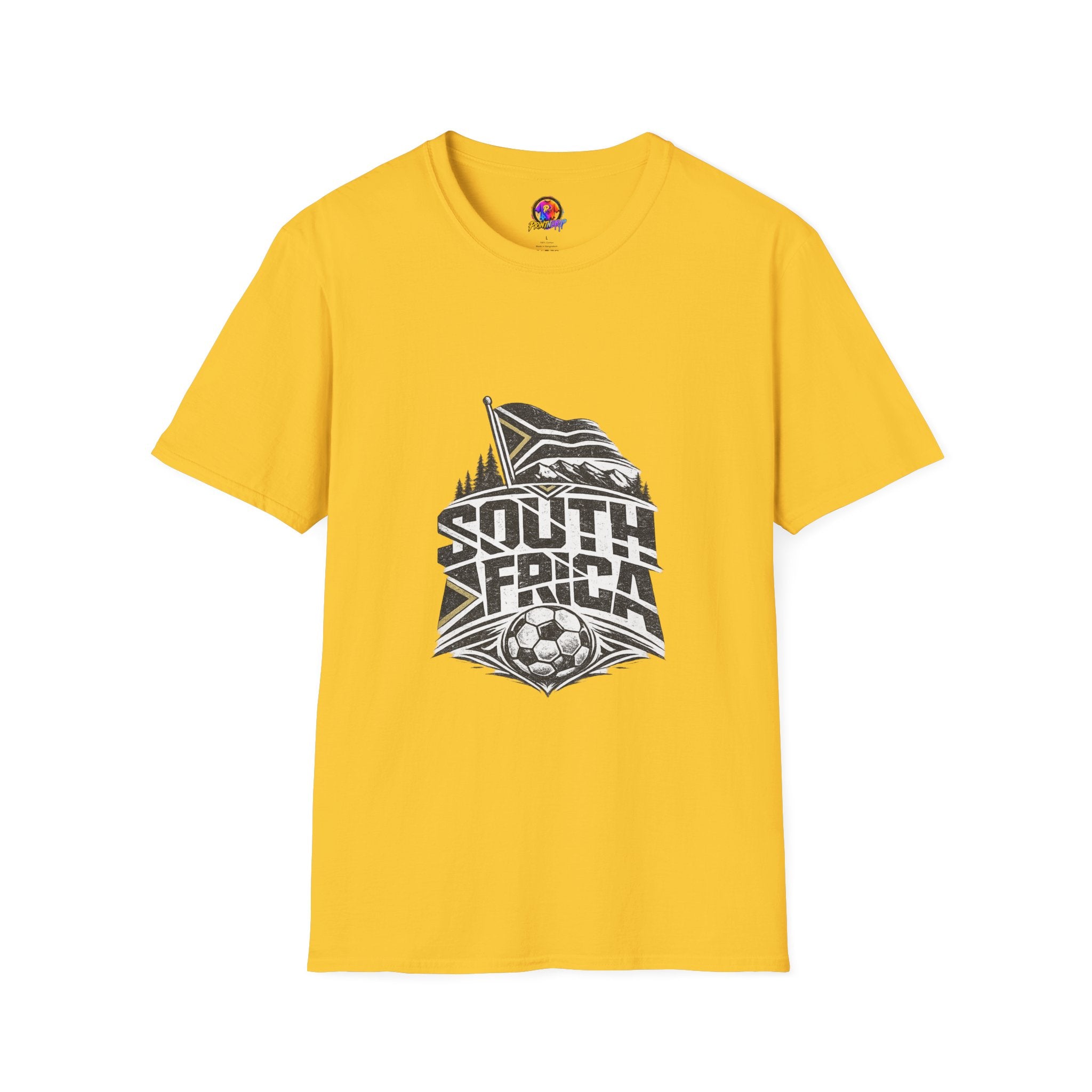 South Africa Flag & Soccer Crest T‑Shirt