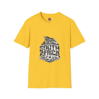 South Africa Flag & Soccer Crest T‑Shirt