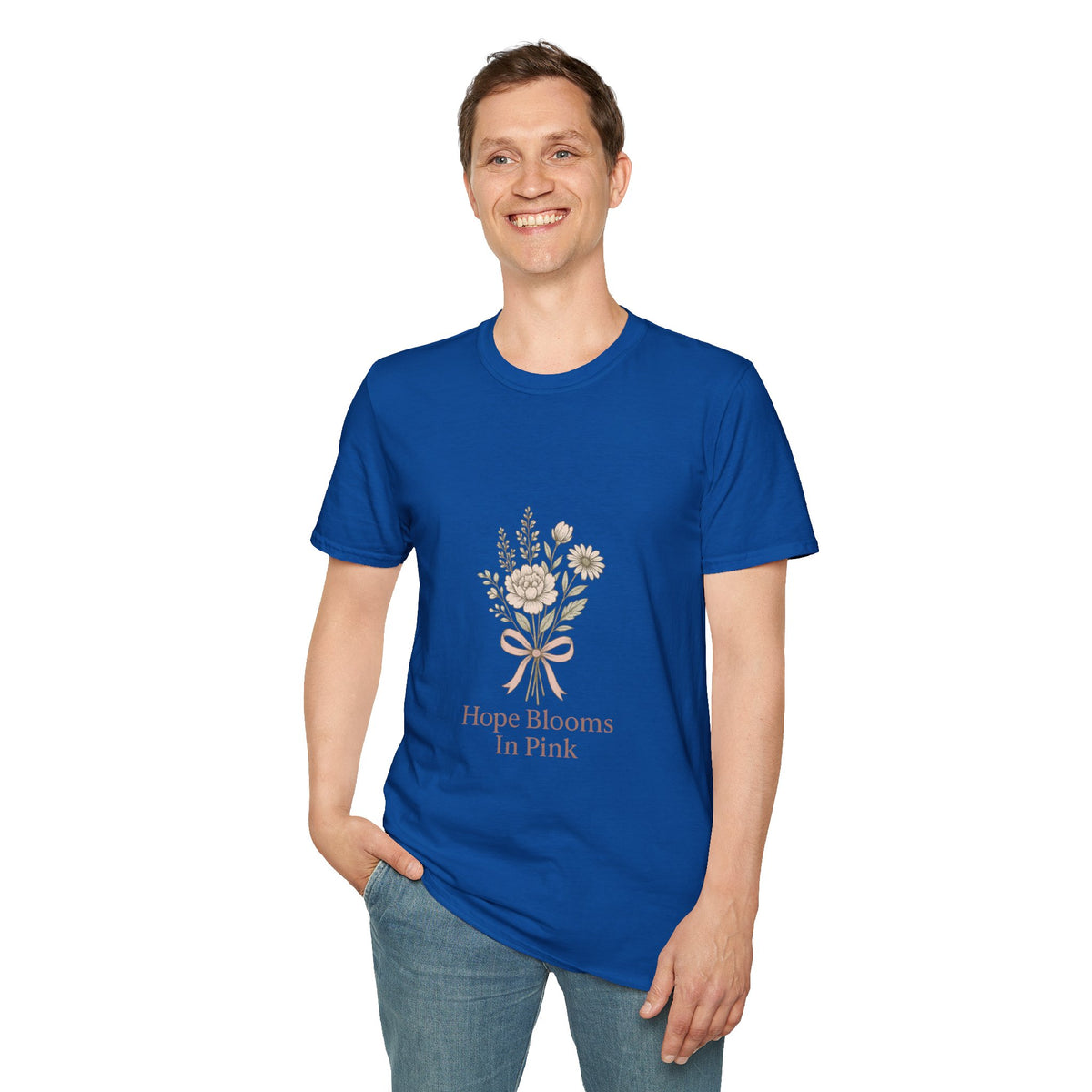 Floral Bouquet Tee — "Hope Blooms in Pain" Inspirational Graphic T-Shirt - Trending Now - October 2026