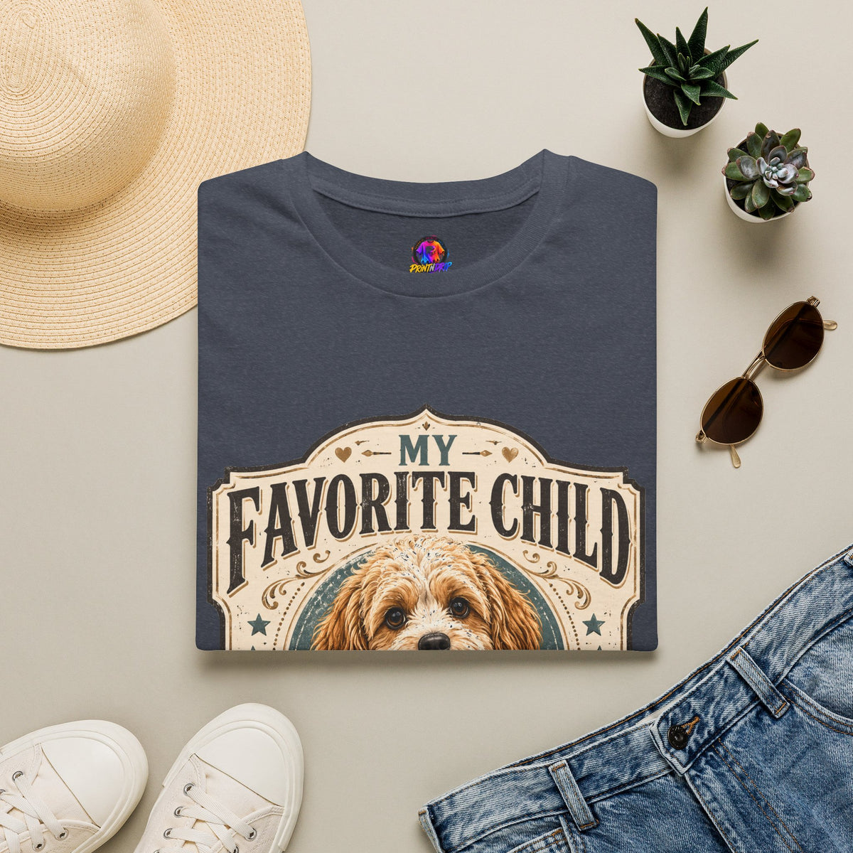 My Favorite Child Dog Mom Club T-Shirt — Cute Puppy Pet Lover Tee
