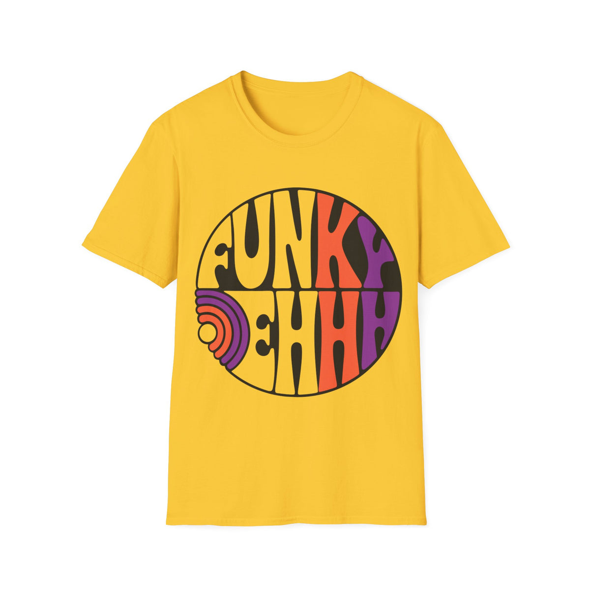 Funk Vibes Graphic T-Shirt — Retro 70s Circle Design - Trending Now - August 2026