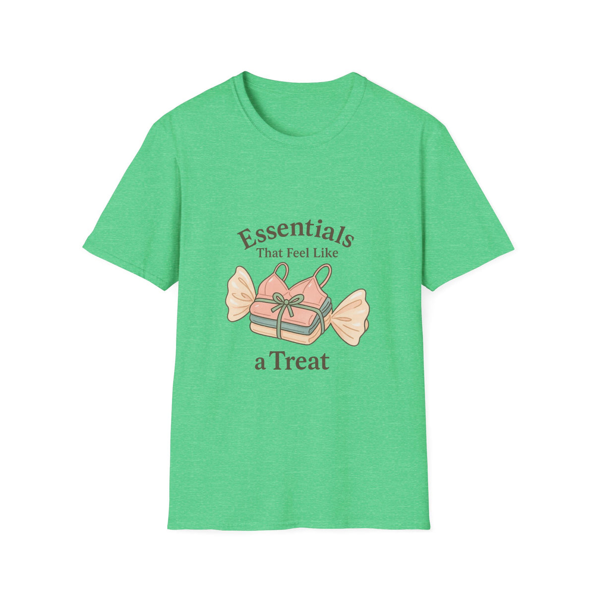 T-Shirt - "Essentials Are Hard To Resist" Candy Graphic Tee - Trending Now - October 2026
