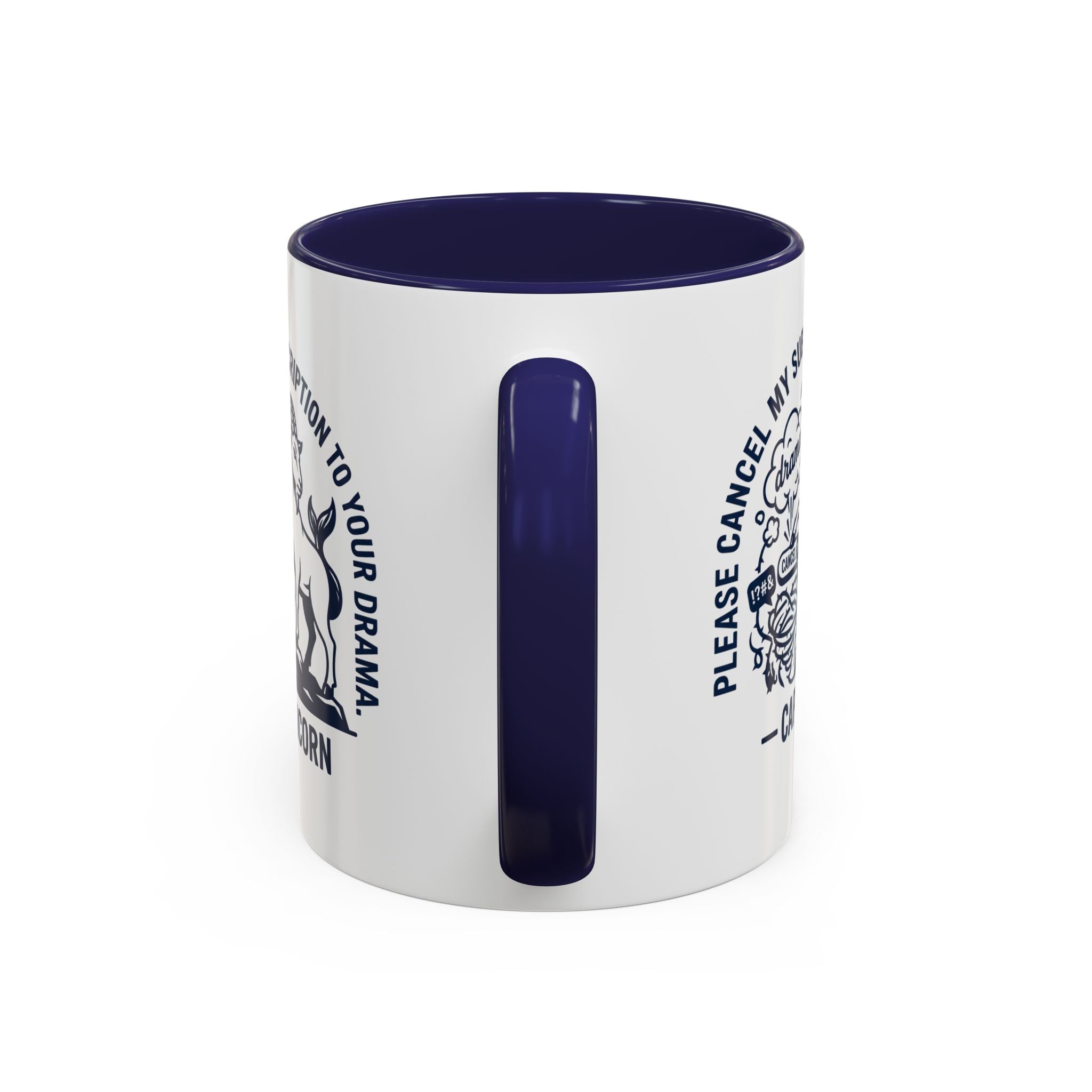 Capricorn Accent Coffee Mug – “Please Cancel My Subscription to Your Drama” Zodiac Gift