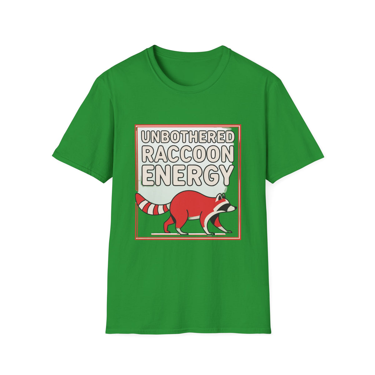 Raccoon T-Shirt — "Unbothered Raccoon Energy" Retro Graphic Tee - Trending Now - August 2026