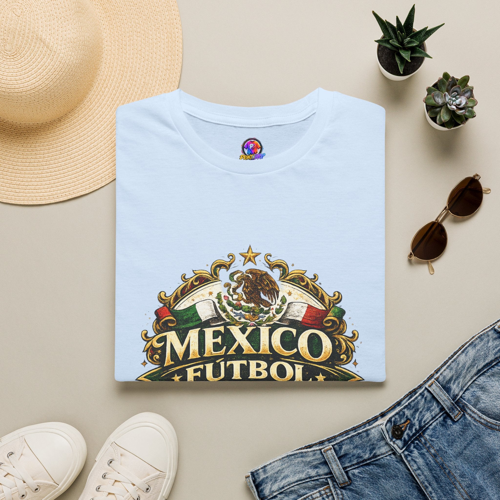 Mexico Fútbol Orgullo T-Shirt — Mexican Soccer Pride Graphic Tee