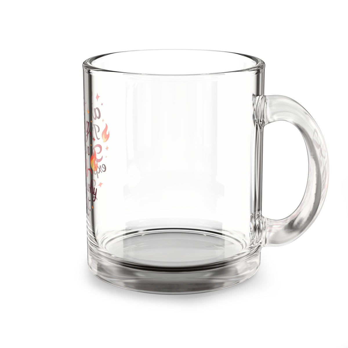 Aries Glass Mug — "I'm Not Arguing, I'm Just an Aries" 10oz Astrology Coffee Cup