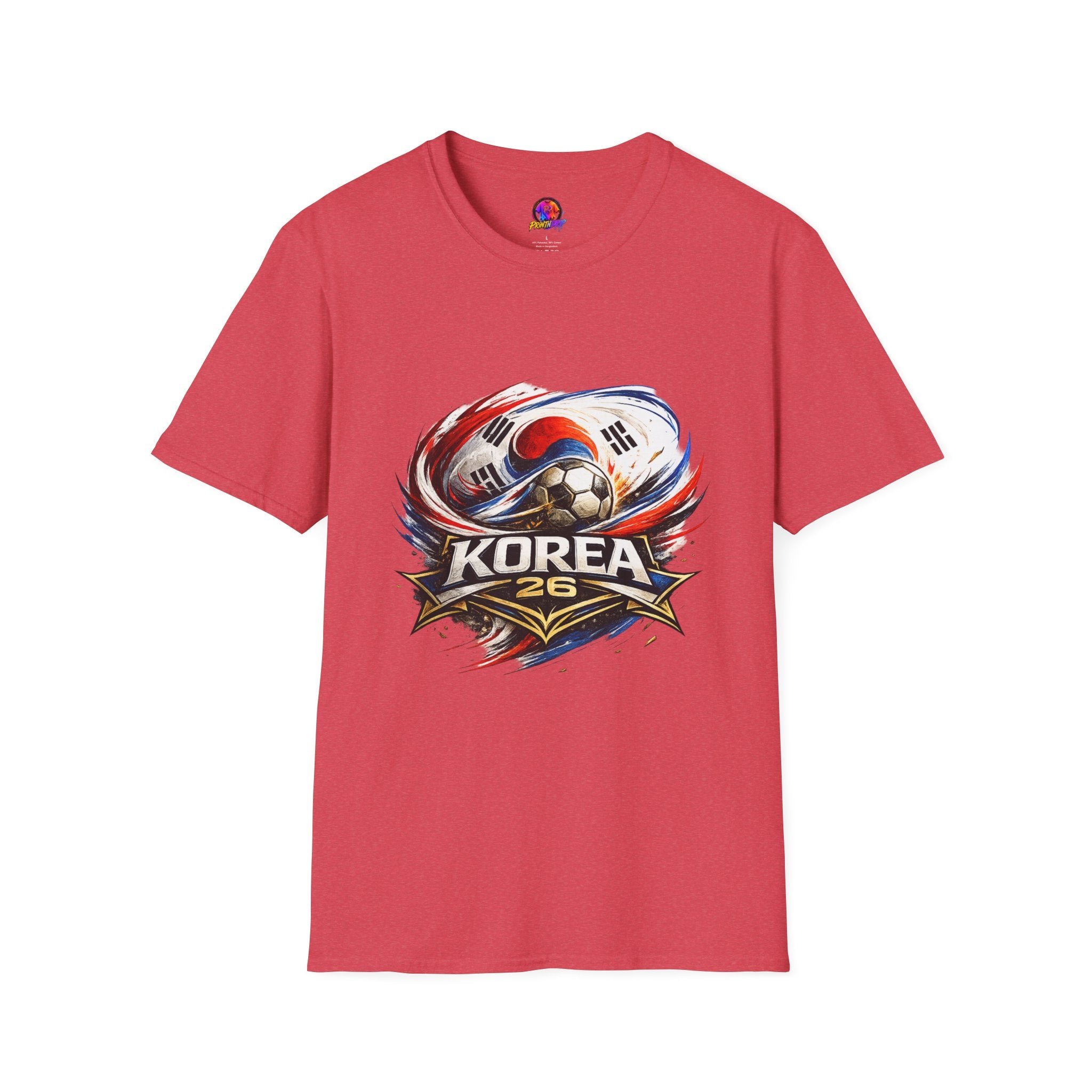 Korea Soccer T‑Shirt — Korea Football Crest Tee