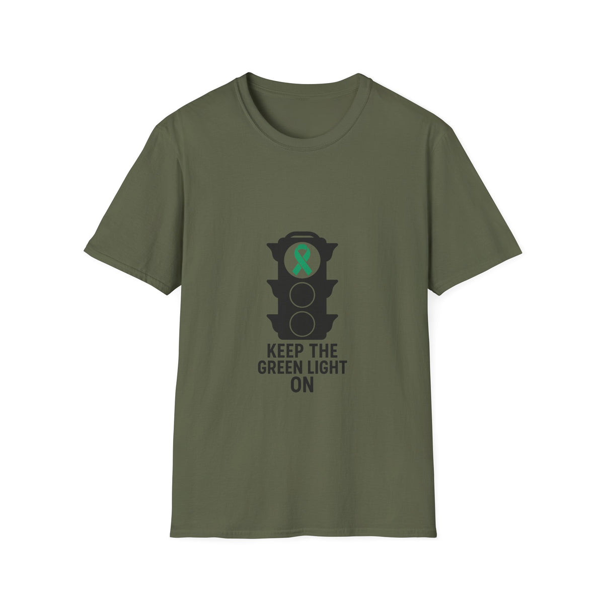 Keep the Green Light On T-Shirt – Mental Health Awareness Traffic Light Tee - Trending Now - October 2026