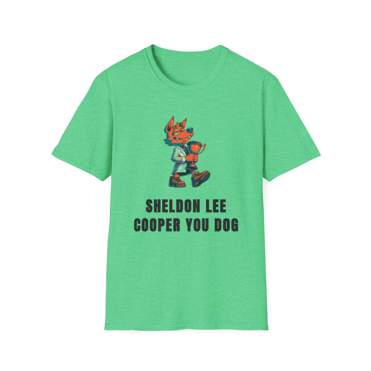 Cute Red Fox Graphic T-Shirt — "Sheldon Lee Cooper You Dog" - Trending Now - September 2026